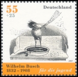 BRD MiNr. 2606-2609 Satz ** Jugend 2007: 175. Geb. W. Busch, aus Bl. 71, postfr.