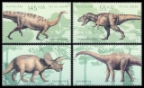 BRD MiNr. 2687-2690 Satz ** Jugend 2008: Dinosaurier, aus Bl. 73, postfrisch