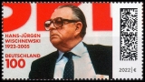 FRG MiNo. 3700 ** 100th birthday Hans-Jürgen Wischnewski, MNH