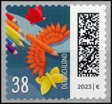 FRG MiNo. 3740-3744 Set ** Definitive series World of Letters, self-adh., MNH