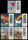 FRG MiNo. 3732-3736 set ** Definite series World of Letters, MNH