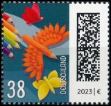 FRG MiNo. 3732-3736 set ** Definite series World of Letters, MNH