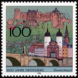 FRG MiNo. 1868 ** 800 Years Heidelberg, MNH