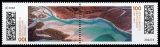 FRG MiNo. 3690/3691 pair ** Series Germany from above: Sylvensteinsee, MNH
