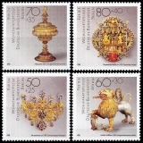 Berlin MiNr. 818-821 Satz ** Wohlfahrt: Gold- & Silberschmiedekunst, postfr.