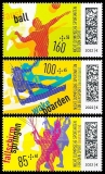 BRD MiNr. 3684-3686 Satz ** Sporth. 2022: Nicht olympische Sportarten, postfr.