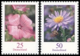 BRD MiNr. 2462-2463 Satz ** Blumen (III): Malve und Aster, postfrisch