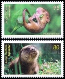 FRG MiNo. 3562-3563 Set ** Series Young wildlife: otter & dormouse, MNH