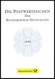 Jahrbuch 1998 Die Postwertzeichen der Bundesrepublik Deutschland ohne Marken