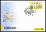 FRG MiNo. ATM 3, 410 German pfennig o Standard letter registered & machine stamp