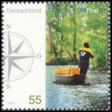 BRD MiNr. 2481-2482 Satz ** Post: Briefzustellung in Deutschland, postfrisch