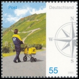 BRD MiNr. 2481-2482 Satz ** Post: Briefzustellung in Deutschland, postfrisch