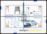 BRD MiNr. Block 50 (2068-2071) **/o Design in Deutschland