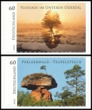 FRG MiNo. 3080-3081 set ** Wild Germany, MNH, self-adhesive