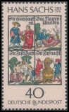 FRG MiNo. 877 ** 400th death of Hans Sachs, MNH