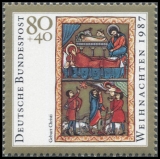 BRD MiNr. 1346 ** Weihnachten 1987, postfrisch