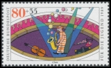 FRG MiNo. 1411-1414 set ** Youth 1989: Circus, MNH