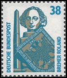 BRD MiNr. 1398-1401 Satz ** Sehenswürdigkeiten (V), postfrisch