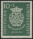 BRD MiNr. 121-122 Satz ** 200.Todestag von Johann Sebastian Bach, postfrisch