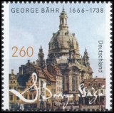 FRG MiNo. 3219 ** 350th birthday George Bähr, MNH