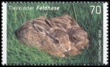 FRG MiNo. 3217-3218 set ** Series baby animals: hare and greylag, MNH