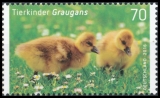 FRG MiNo. 3217-3218 set ** Series baby animals: hare and greylag, MNH