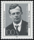 FRG MiNo. 1431 ** 50th anniversary of the death of Paul Schneider, MNH