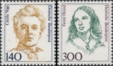 FRG MiNo. 1432-1433 set ** Women in German History (X), MNH