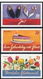 BRD MiNr. 3232-3234 Satz ** Dauerserie: Schreibanlässe, postfrisch