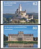 FRG MiNo. 3127-3128 set ** Castles (VI), MNH, self-adhesive