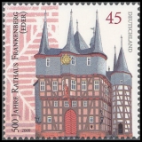 BRD MiNr. 2713 ** 500 Jahre Rathaus Frankenberg (Eder), postfrisch
