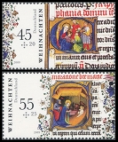 BRD MiNr. 2763-2764 Satz ** Weihnachten 2009, postfrisch