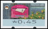 FRG MiNr. ATM 9, Cent value selection ** Frama label: Receive letters, MNH