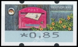 FRG MiNr. ATM 9, Cent value selection ** Frama label: Receive letters, MNH