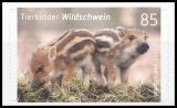 FRG MiNo. 3293-3294 set ** Animal children: Iltis & wild boar, MNH, self-adh.