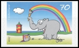 FRG MiNo. 3295 ** Otto Waalkes: Colorful greeting from Ottifant, MNH, self-adh.