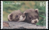 FRG MiNo. 3288-3289 set ** Series Animal children: Iltis & wild boar, MNH