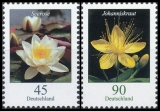 BRD MiNr. 3303-3304 Satz ** Dauerserie Blumen: Seerose & Johanniskraut, postfr.