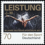 BRD MiNr. 3307-3309 Satz ** Sporthilfe 2017: 50 Jahre dt. Sporthilfe, postfr.