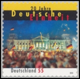 FRG MiNo. 2822 ** 20 Years of German Unity, MNH, self-adhesive