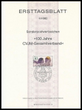 FRG MiNo. 1133 FDS 11/1982 o Centenary of YMCA in Germany
