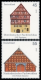 BRD MiNr. 2823-2824 Satz ** Fachwerkbauten in Deutschland (I), postfrisch