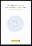 Yearbook 2015 Postage stamps of the Federal Republic of Germany without stamps