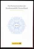 Yearbook 2016 Postage stamps of the Federal Republic of Germany without stamps
