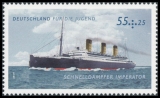 FRG MiNo. 2809-2812 set ** Youth 2010: Historic express steamers, MNH