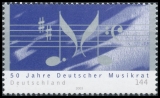 BRD MiNr. 2346 ** 50 Jahre Deutscher Musikrat, postfrisch