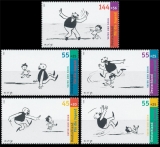 FRG MiNo. 2349-2353 Set ** Youth 2003: father-and-son stories of e.o.plauen, MNH