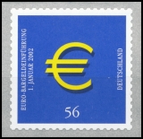 FRG MiNo. 2236 ** Introduction of euro coins & banknotes, self-adhesive, MNH