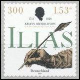 FRG MiNo. 2251 ** 250th birthday of Johann Heinrich Voss, self-adhesive, MNH