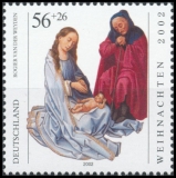 BRD MiNr. 2285-2286 Satz ** Weihnachten 2002: Rogier van der Weyden, postfrisch